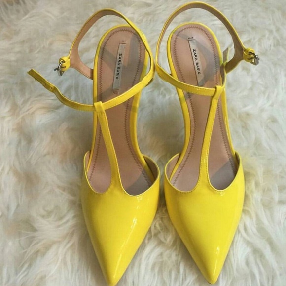 Zara 3 1/2 inch sling back pumps - Picture 1 of 7